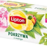 Lipton LIPTON_Ceai din plante Urzica cu Menta 20 pungi 26g, 