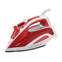 Fier de calcat Heinner VelvetSteam HSI-2200PP, talpa cu invelis ceramic, 2400W, 190 ml (Mov), Heinner