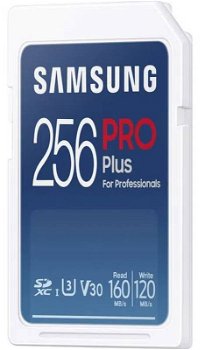 Samsung Card Samsung PRO Plus for Professionals SDXC, 256GB, UHS-I U3, Clasa 10, Samsung