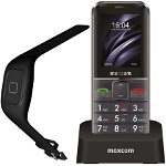 Telefon Mobil MM735 Single SIM Tracker GPS + Bratara SOS IP67 Negru, MaxCom