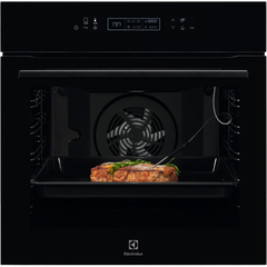 Cuptor incorporabil multifunctional Electrolux SenseCook COE7P31B, 72L, 11 functii gatire, Autocuratare pirolitica, Sonda temperatura, Afisaj LCD, Grill, Negru Cuptor incorporabil multifunctional Electrolux SenseCook COE7P31B, 72L, 11 functii gatire, Autocuratare pirolitica, Sonda temperatura, Afisaj LCD, Grill, Negru