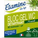 Pastila gel + suport pentru curatare si detartrare toaleta, parfum pin si eucalipt Etamine, Etamine du Lys