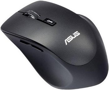 Mouse wireless Asus WT425, 1600 dpi, USB, Negru