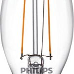 Bec LED filament Philips lumanare B35 E14 2W (25W) 250lm lumina calda 2700K 929001238395, PHILIPS