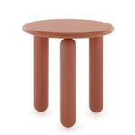 Masuta Kartell Undique Mas design Patricia Urquiola 48x48x51cm baza lemn top MDF orange, Kartell