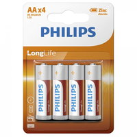 PH LONGLIFE AA 4-BLISTER, Philips