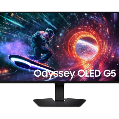 Monitor Samsung 27  LS27FG500SUXEN, Diagonal (inch): 27, Diagonal (cm): 68, Aspect ratio: 16:9, Panel: OLED, Resolution: 2560x1440, Refresh Rate: 180Hz/144Hz, Response time GtG: 0.03ms, Brightness (max): 200 cd/m², Contrast (static) : 1M:1, Viewing angle: 178/178, Color Gamut Type: DCI, Color Gamut