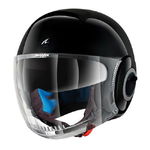 Cască Moto full-open SHARK NANO BLANK colour black, size XS, SHARK