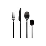 Set Tacamuri Modern Black, 24 Piese, Natürlich