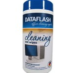 Servetele umede pentru curatare suprafete din plastic, 100/tub, DATA FLASH, Data flash