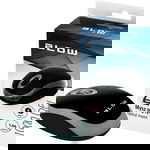 Mouse Blow MP-20, 84-015, Optic, USB, cu fir, 1000 DPI, 3 butoane, Negru-Gri, Blow
