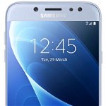 Smartphone Samsung J730 Galaxy J7 (2017), Ecran Full HD, Octa Core, 16GB, 3GB RAM, Dual SIM, 4G, Senzor amprenta, baterie 3600 mAh, Silver Blue