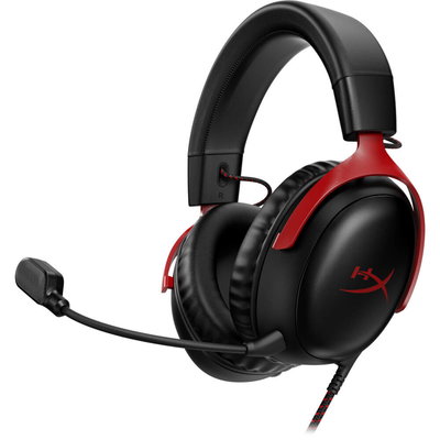 Casti gaming HyperX Cloud III Black-Red, HP