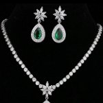 Set bijuterii Swarovski Emerald green
