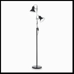 Lampa de podea Polly, 1 bec, dulie E27, D:220 mm, H:1540 mm, Negru, Ideal Lux