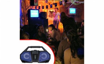 Boxa Portabila ZQS-4216 cu Radio FM si intrare microfon, Online Dream Shop