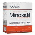 Solutie pentru Cresterea Parului, Foligain, Minoxidil 5%, Pipeta Inclusa, 3x 60ml, Foligain