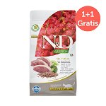 Hrana Uscata Pisici N&D QUINOA Adult Sterilizat - Rata, Brocoli si Sparanghel 1,5kg