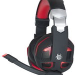 Casti gaming Tracer Gamezone Striker 2.0, negru-rosu