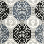 Covor Oriental & Clasic Mali, Lana, Gri/Negru, 152x244