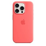 Silicon with MagSafe for iPhone 15 Pro - guava, Apple