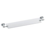 Etajeră baie Ravak Chrome, 63 cm, sticlă mată/crom lucios