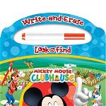 Disney - Mickey Mouse Clubhouse - Write-And-Erase Look and Find Wipe Clean Board [With Marker] - Editors Of Phoenix International Publica, Editors Of Phoenix International Publica