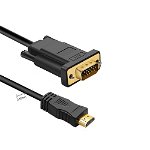 Cablu adaptor HDMI-VGA, tata-tata, 3m, fara jack 3.5mm sunet