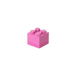 Mini Cutie Depozitare Lego 2 x 2 Roz, LEGO