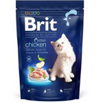 Brit Premium by Nature, Kitten, Pui, hrană uscată pisici junior, 300g, Brit