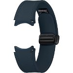 Galaxy Watch D-Buckle Hybrid Leather Band pentru Samsung Galaxy Watch6, 20 mm, Normal, S/M, Indigo