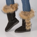 Cizme negre tip UGG