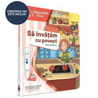 Răspundel Istețel - Carte Învățăm cu povești - játék, Albi
