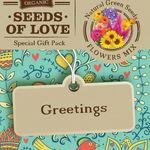 Felicitare Eco - Seeds of Love - Greetings | Natural Green Seeds, Natural Green Seeds