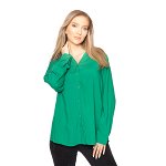 Bluza Dama Uni cu Nasturi Verde, K.K.E