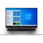 Laptop Huawei MateBook D15 2020, 15.6'', Procesor AMD Ryzen™ 7 3700U, RAM 8GB, SSD 512GB, Windows Home, Silver