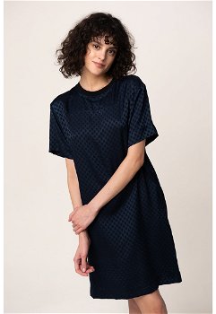 UNDRESS, Rochie-tricou cu buzunare laterale Milan, Albastru marin, S