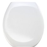 Capac de toaleta cu sistem automat de coborare, Wenko, Premium Ottana, 37.5 x 44.5 cm, duroplast, alb, Wenko