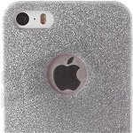 Etui Glitter iPhone 7 srebrne, NoName