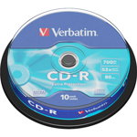 CD-R VERBATIM VB010104, 52x, 0.7GB, 10 buc