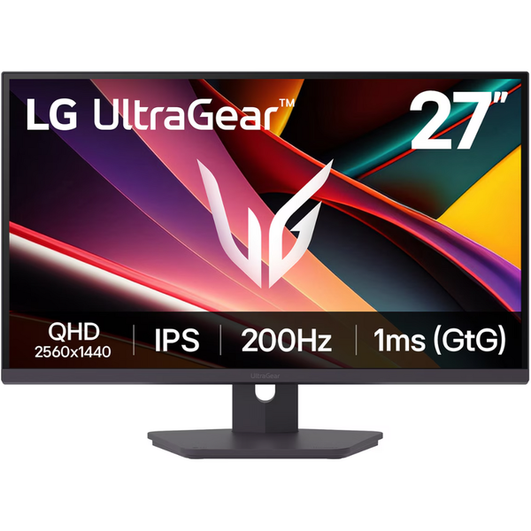 Monitor Gaming 27G610A-B.AEUQ IPS LED UltraGear 27Inch 27G610A-B QHD 2560 x 1440 HDMI DisplayPort Pivot 200 Hz 1 ms Negru, LG
