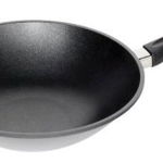 Tigaie Wok AMT Gastroguss I1132S, 32cm (Negru)