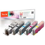 Pachet 5 Cartuse Cerneala Combi Pack PI100-167 Compatibil cu Canon PGI-550XL CLI551XL Multicolor, Peach