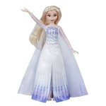 Hasbro - Papusa interactiva Elsa , Disney Frozen 2,  In engleza, Musical adventure