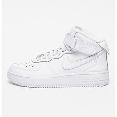 Pantofi sport NIKE Air Force 1 Mid EasyOn BG Alb 35.5 EU