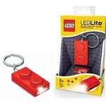 LEGO Breloc cu lanternă cutie 2x1 (roșu) LGL-KE52R