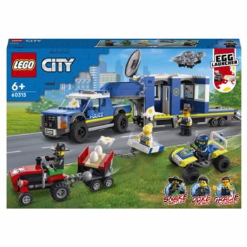 LEGO® City - Masina Centru de comanda mobil al politiei 60315, 436 piese