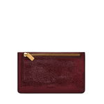 Accesorii Femei Fossil Logan Zip Card Case Red Mahogany, Fossil