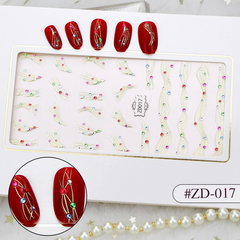 Sticker 3D Manichiura Nail Art Cristal ZD017, OEM Sticker 3D Manichiura Nail Art Cristal ZD017, OEM