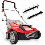 Scarificator si aerator electric HECHT 1683 2 in 1, putere motor 1600 W, sac colectare 48 litri, latime de lucru 38 cm, HECHT